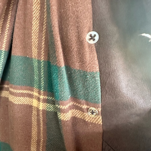 Authentic GAB Made Italy Leather & Plaid Lining | Size S - Picture 7 of 7